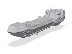 Lancer-class frigate in Tan Fine Detail Plastic
