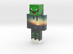 Block_owen | Minecraft toy in Glossy Full Color Sandstone