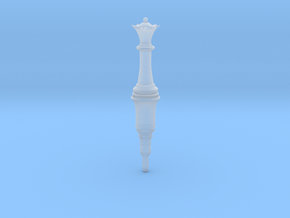 Resident Evil 2 Remake Queen Plug chess in Tan Fine Detail Plastic