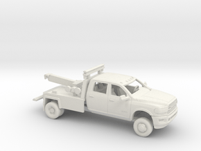 1/64 2020 Dodge Ram Crew Cab Wrecker Kit in White Natural Versatile Plastic