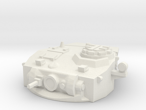 Comet Turret (No Barrel) 1/72 in White Natural Versatile Plastic