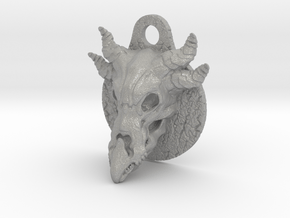 Dragonskull pendant in Aluminum