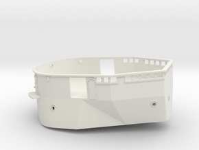1/150 IJN Yamato Bridge Structure Part 4 in White Natural Versatile Plastic