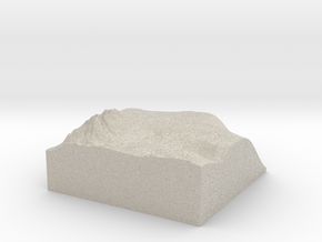 Model of Grande Mare in Natural Sandstone