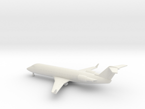 Bombardier CRJ200 in White Natural Versatile Plastic: 1:350