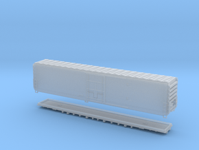 HO Scale 70 ft Cryo-Trans Reefer in Tan Fine Detail Plastic