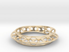 Mobius Ring in 14k Gold Plated Brass