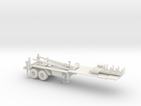 1/72 Scale Pershing II Missile Launcher in White Natural Versatile Plastic