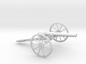 1/100 Scale American Civil War Cannon 10-Pounder in Tan Fine Detail Plastic