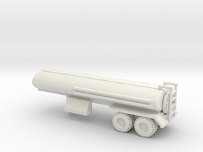 1/87 Scale M967 Semitrailer Tanker in White Natural Versatile Plastic