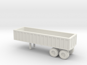 1/87 Scale M872 Semitrailer in White Natural Versatile Plastic