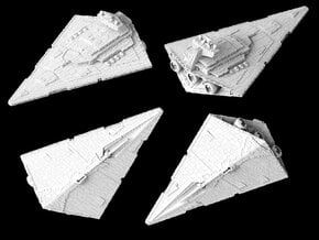(Armada) Xyston Star Destroyer (ISD Size) in White Natural Versatile Plastic