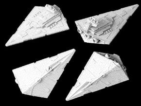 (Armada) Xyston Star Destroyer (Large) in White Natural Versatile Plastic