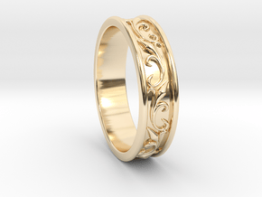 Wedding Ring in 14K Yellow Gold