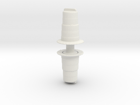 Traffic Drum (x2) 1/56 in White Natural Versatile Plastic