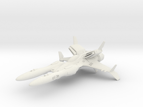 Hydra Space Fighter in White Natural Versatile Plastic