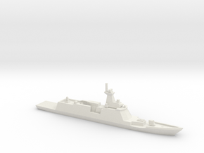 Daegu-class Frigate, 1/1800 in White Natural Versatile Plastic