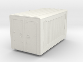 Shipping Container Crate in White Natural Versatile Plastic
