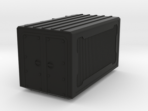 Shipping Container Crate in Black Premium Versatile Plastic