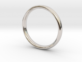 Mobius Ring - Smooth in Platinum: 5 / 49