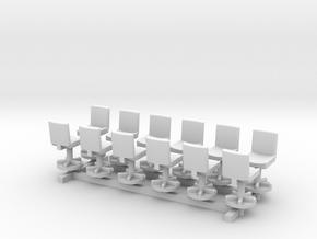 Digital-1:100 Office Chairs 12pc in 1:100 Office Chairs 12pc