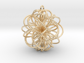 A Minor - 1.5 Inch Diameter in 14K Yellow Gold