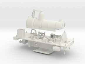 LBSCR Well Tank OO (Works Version) in White Natural Versatile Plastic