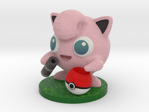 Jigglypuff Wacom Pen Holder in Natural Full Color Sandstone