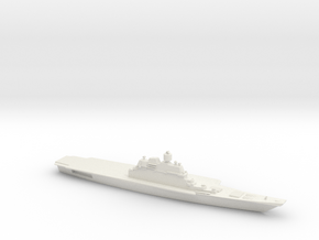1/1250 Scale Russian Aircraft Carrier BAKU 1980 in White Natural Versatile Plastic