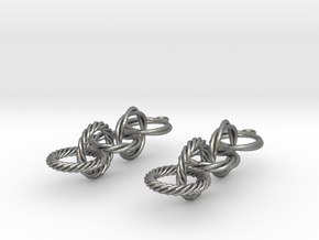 Audra Earrings in Natural Silver (Interlocking Parts)