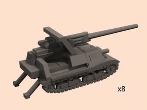 6mm ZIS-30 tank hunter in Tan Fine Detail Plastic