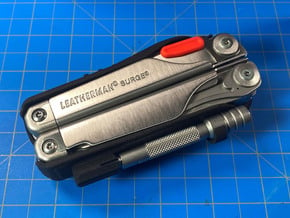Thumb Tabs for Leatherman Surge in Red Processed Versatile Plastic