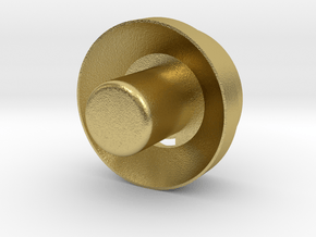 Blade Plug (OP) 7/8" V01 in Natural Brass