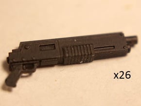 28mm SciFi scout shotguns in Smoothest Fine Detail Plastic