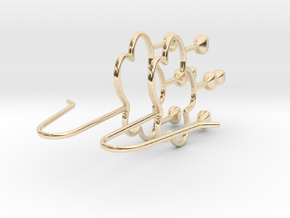Rain Earrings in 14k Gold Plated Brass