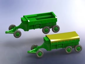 M23 Ammo Trailer 1/160 in Smooth Fine Detail Plastic