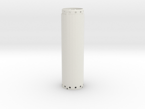 Casing joint 1200mm, length 4,00m in White Natural Versatile Plastic