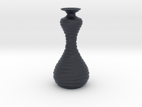 Groovy Vase B in Black PA12