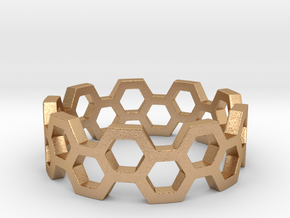 Honeycomb Ring_A in Natural Bronze: 5 / 49