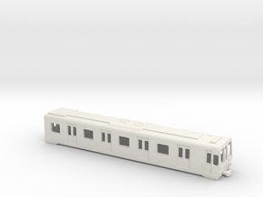 Carcasa S5000 AC Metro Madrid Subway H0 in White Natural Versatile Plastic