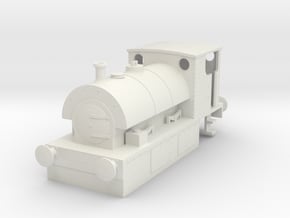 b-76-guinness-hudswell-clarke-steam-loco in White Natural Versatile Plastic