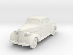 1937 Chevy 1/43 scale in White Natural Versatile Plastic