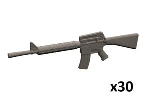 1/35 M16A2 rifles in Tan Fine Detail Plastic
