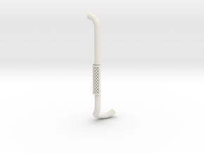 WPL Truck Exhaust Pipe in White Natural Versatile Plastic