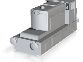 b-100-guinness-hudswell-clarke-diesel-loco in Tan Fine Detail Plastic