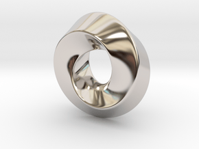Mobius Pendant in Platinum