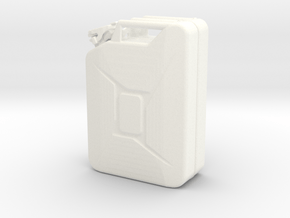 1:8 jerry can custom made in White Processed Versatile Plastic