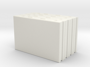 AAC Block E150-648 X4 in White Natural Versatile Plastic
