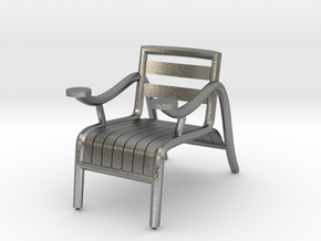 ThinkingMan Chair - 1/4" Model in Natural Silver: 1:48 - O