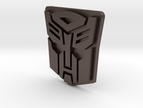 Autobot logo for Lewin Atlas oversized MP-10 Optim in Polished Bronzed-Silver Steel